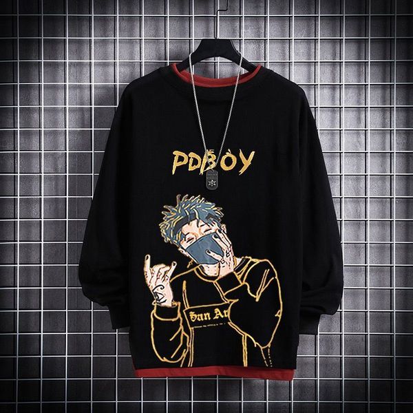 2021 autumn male with long sleeves in style trend loose hip hop hoodie popular mock boy's brand of two printed shirt parts 719n, Black;brown
2021 autumn male with long sleeves in style trend loose hip hop hoodie popular mock boy's brand of two printed shirt parts 719n, Black;brown