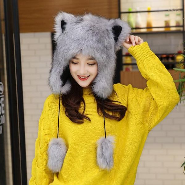 winter warm warm fur thickened woman cute cartoon feng hat outdoor protective ears animal fur hat1, Blue;gray
winter warm warm fur thickened woman cute cartoon feng hat outdoor protective ears animal fur hat1, Blue;gray