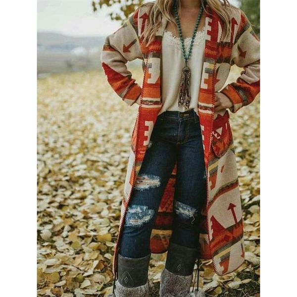 women leisure winter warm long-sleeve cardigan printed slim open front long jacket knitted longline coat, White;black
women leisure winter warm long-sleeve cardigan printed slim open front long jacket knitted longline coat, White;black