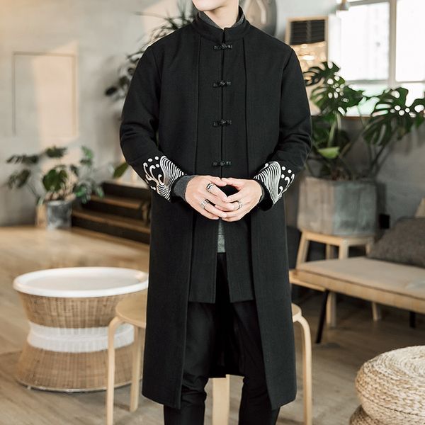 autumn and winter 2019 china wind wool men's coat windbreaker large casual top, Tan;black
autumn and winter 2019 china wind wool men's coat windbreaker large casual top, Tan;black