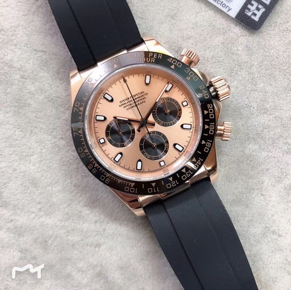 new d tona m116518ln series rose gold 40mm sapphire dial ceramic bezel automatic mechanical movement rubber strap mens watch wristwatch, Slivery;brown
new d tona m116518ln series rose gold 40mm sapphire dial ceramic bezel automatic mechanical movement rubber strap mens watch wristwatch, Slivery;brown