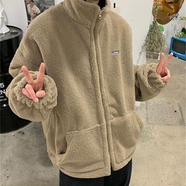 2021 the new new winter parka warm thick men home jacket wool male lamb ljhy, Black
2021 the new new winter parka warm thick men home jacket wool male lamb ljhy, Black