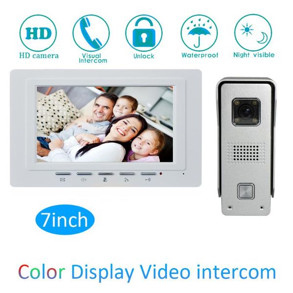 gold surface intelligent 1 to 1 intercom kit 7 inch lcd monitor wire video door phone doorbell system security camera for vistor
gold surface intelligent 1 to 1 intercom kit 7 inch lcd monitor wire video door phone doorbell system security camera for vistor