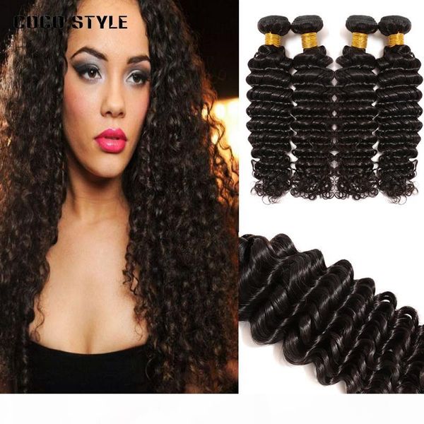 brazilian deep wave 4 bundles deals 100% human hair extensions weave natural color non remy 4pcs lot ing, Black
brazilian deep wave 4 bundles deals 100% human hair extensions weave natural color non remy 4pcs lot ing, Black