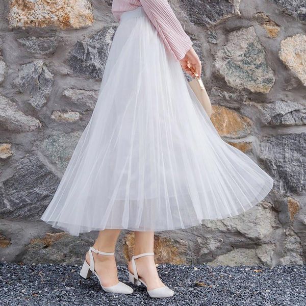 heydress 2019 autumn solid women skirt pleated skirt fashion mesh loose high waist lady skirts black white maxi skirt
heydress 2019 autumn solid women skirt pleated skirt fashion mesh loose high waist lady skirts black white maxi skirt