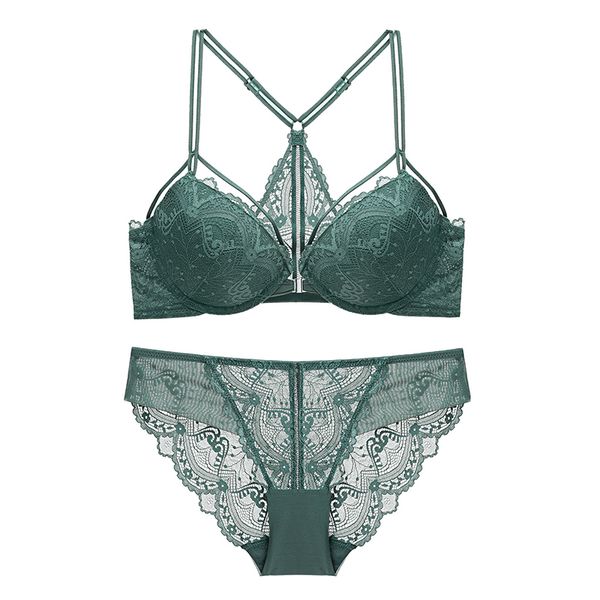 embroidery lace front closure backless bra and panties set push up underwear with stones women lingerie french bra 2020 new y200708, Red;black
embroidery lace front closure backless bra and panties set push up underwear with stones women lingerie french bra 2020 new y200708, Red;black