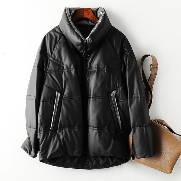 winter genuine leather down jacket women korean plus size sheepskin coat white duck down chaquetas mujer 2020 ss2033 kj35651, Black
winter genuine leather down jacket women korean plus size sheepskin coat white duck down chaquetas mujer 2020 ss2033 kj35651, Black