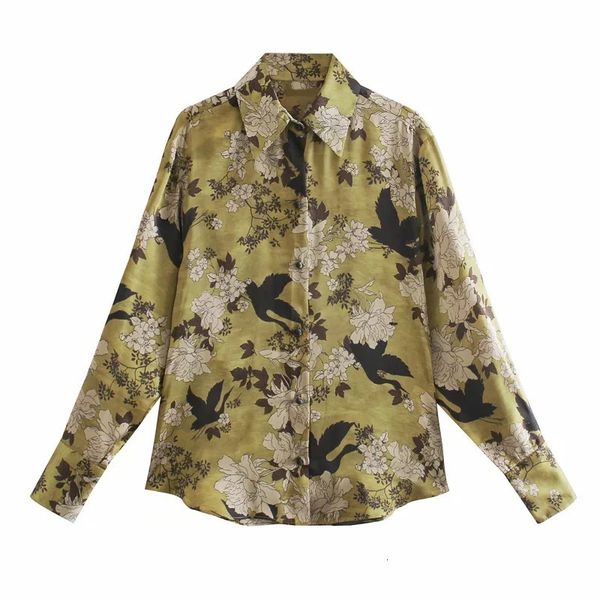 2021 new vintage long sleeve women floral printed yellow elegant satin blouse woman ladies collared button up shirt jrg0, White
2021 new vintage long sleeve women floral printed yellow elegant satin blouse woman ladies collared button up shirt jrg0, White