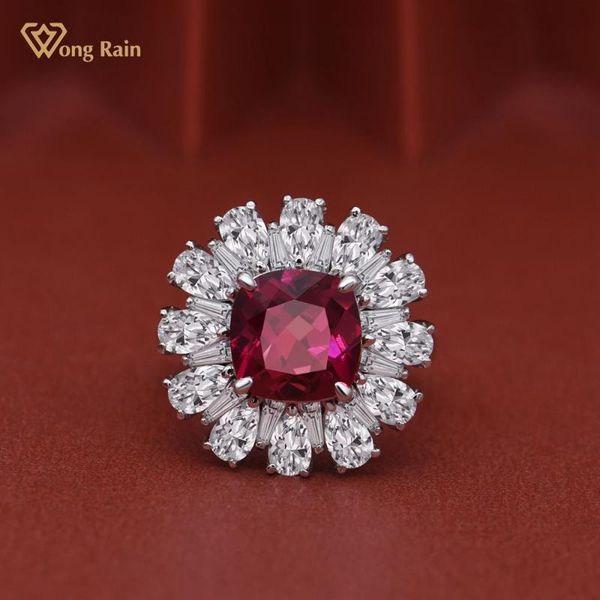 cluster rings wong rain classic 100% 925 sterling silver ruby created moissanite gemstone wedding engagement ring for women fine jewelry, Golden;silver
cluster rings wong rain classic 100% 925 sterling silver ruby created moissanite gemstone wedding engagement ring for women fine jewelry, Golden;silver
