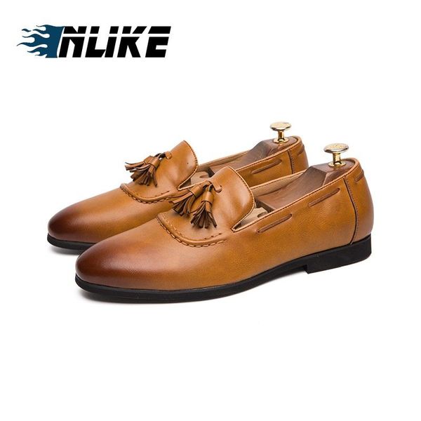 men shoes big size england trend casual shoes malepu leather oxford leather slip on dress, Black 
men shoes big size england trend casual shoes malepu leather oxford leather slip on dress, Black