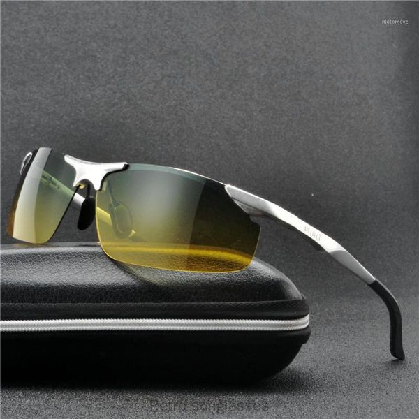 sunglasses men aluminium alloy night vision goggles driving women polarized men's drivers glasses day and fml1, White;black
sunglasses men aluminium alloy night vision goggles driving women polarized men's drivers glasses day and fml1, White;black