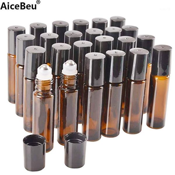 storage bottles & jars aicebeu 10/20 pcs 10 ml amber glass roller bottle with removable stainless steel ball for essential oil perfume1
storage bottles & jars aicebeu 10/20 pcs 10 ml amber glass roller bottle with removable stainless steel ball for essential oil perfume1
