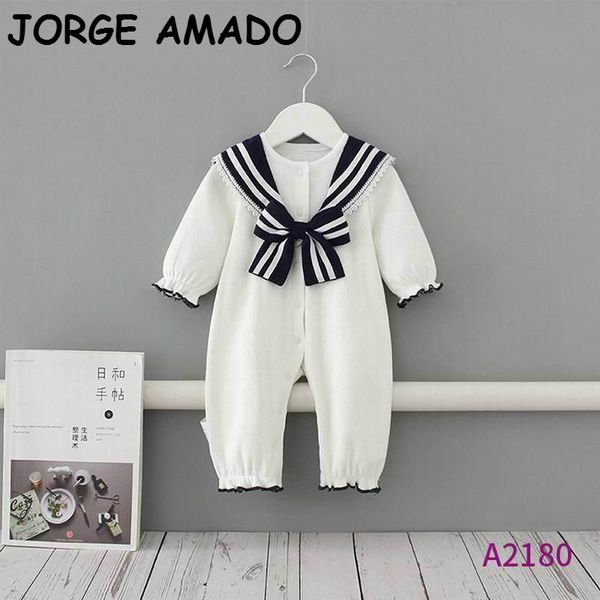 2020 осень new baby romper опрятный стиль navy белый с длинным рукавом для младенцев мальчиков девочек комбинезоны для новорожденных одежда, Blue
2020 осень new baby romper опрятный стиль navy белый с длинным рукавом для младенцев мальчиков девочек комбинезоны для новорожденных одежда, Blue