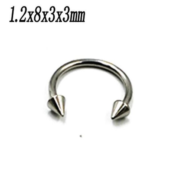 bog-16g 1pcs surgical steel cool horseshoe circular bead closer ring tongue barbell ear ring body piercing jewelrly q sqclsw, Silver
bog-16g 1pcs surgical steel cool horseshoe circular bead closer ring tongue barbell ear ring body piercing jewelrly q sqclsw, Silver