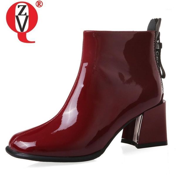 zvq woman ankle boots 2020 winter new style fashion shoes outside high heels back zipper square toe shoes drop shipping booties1, Black
zvq woman ankle boots 2020 winter new style fashion shoes outside high heels back zipper square toe shoes drop shipping booties1, Black