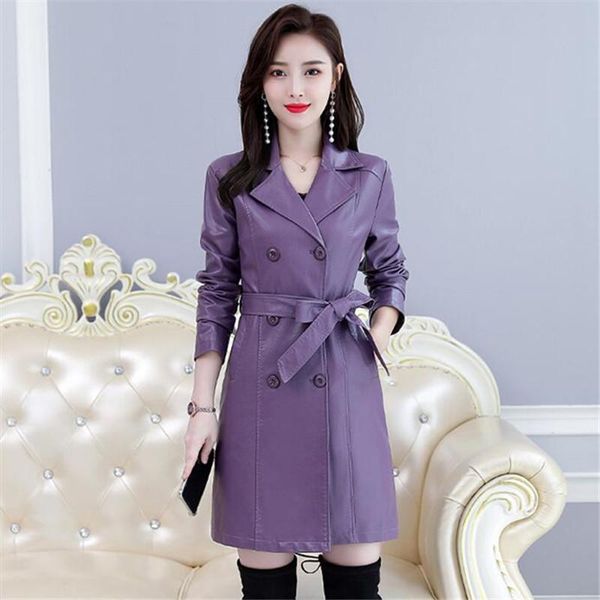 plus size 6xl women fashion spring autumn korean mid long leather coat slim leather jacket solid motorcycle windbreaker jacket, Black
plus size 6xl women fashion spring autumn korean mid long leather coat slim leather jacket solid motorcycle windbreaker jacket, Black