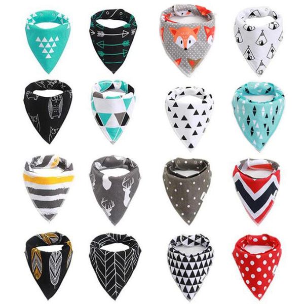 dhl 50set 4pcs/set soft cotton baby bibs adjustable washable baberos arrow wave newborn baby feeding bandana babero, Slivery;white
dhl 50set 4pcs/set soft cotton baby bibs adjustable washable baberos arrow wave newborn baby feeding bandana babero, Slivery;white