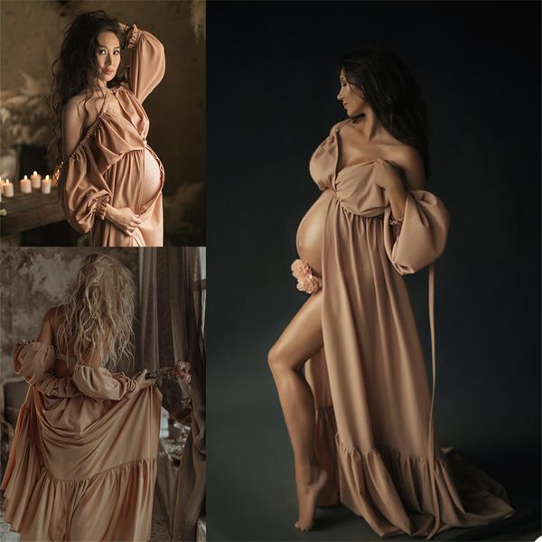 satin silk night robes maternity dress for pshoot or babyshower p shoot lady sleepwear bathrobe sheer nightgowns, White
satin silk night robes maternity dress for pshoot or babyshower p shoot lady sleepwear bathrobe sheer nightgowns, White