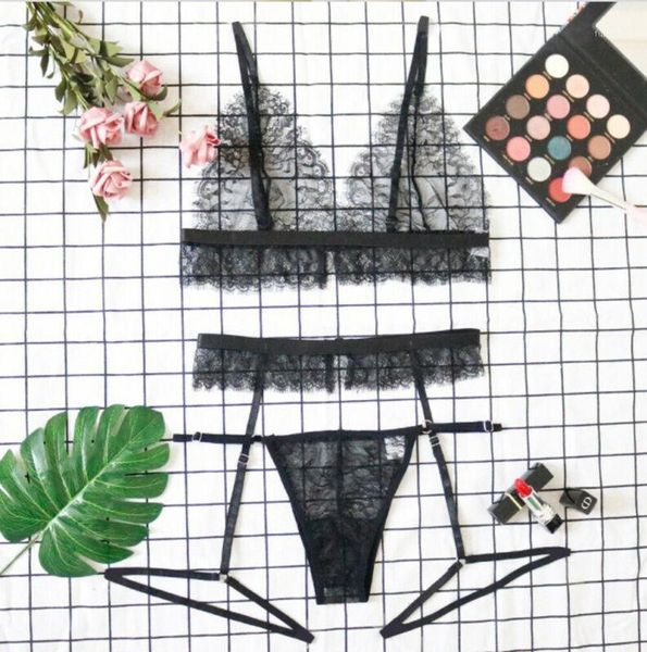 3pcs new women lingerie black lace g-string underwear babydoll sleepwear sets1, Red;black
3pcs new women lingerie black lace g-string underwear babydoll sleepwear sets1, Red;black
