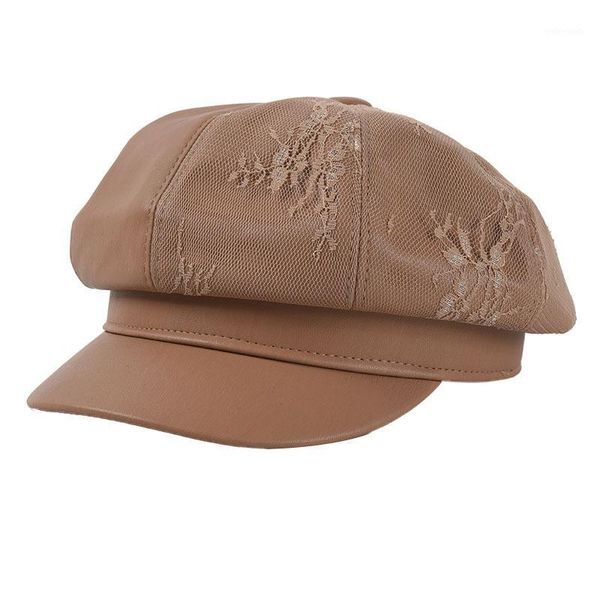 stingy brim hats fashion retro lace stitching octagonal cap autumn women pu berets hat female thick warm winter sboy hat1, Blue;gray
stingy brim hats fashion retro lace stitching octagonal cap autumn women pu berets hat female thick warm winter sboy hat1, Blue;gray
