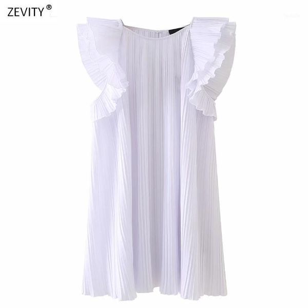 zevity new women fashion o neck cascading ruffle white pleated mini dress female casual vestidos chic brand party dresses ds39951, Black;gray
zevity new women fashion o neck cascading ruffle white pleated mini dress female casual vestidos chic brand party dresses ds39951, Black;gray