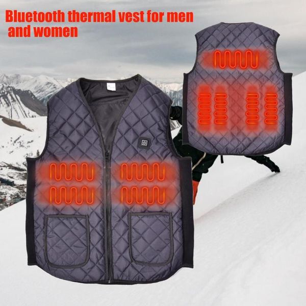 outdoor t-shirts bluetooth temperature control heated vest men women usb 5 areas electric heating jacket for fishing skiing warm coat clothi, Gray;blue
outdoor t-shirts bluetooth temperature control heated vest men women usb 5 areas electric heating jacket for fishing skiing warm coat clothi, Gray;blue