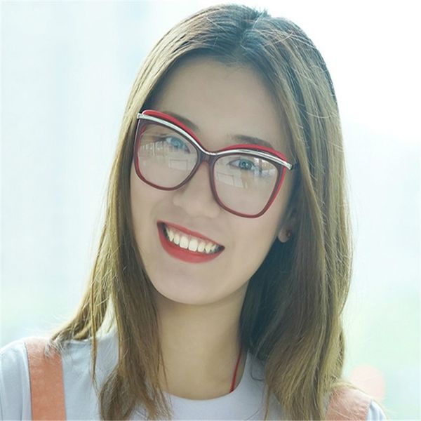 vintage myopia glasses frames women anti blue ray computer eyewear butterfly transparent optical prescription glasse frame t200428, Silver
vintage myopia glasses frames women anti blue ray computer eyewear butterfly transparent optical prescription glasse frame t200428, Silver