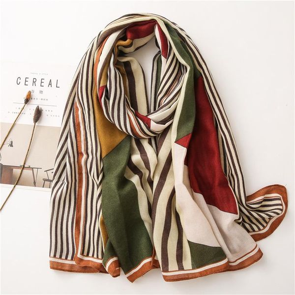 scarves spring scarf women wild thin dual-use linen autumn and winter cotton shawl, Blue;gray
scarves spring scarf women wild thin dual-use linen autumn and winter cotton shawl, Blue;gray