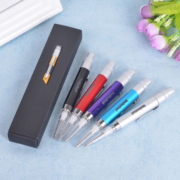 6 colors 2ml metal travel perfume pen for pump sprayer refillable perfumes atomizer bottle with black package high quality
6 colors 2ml metal travel perfume pen for pump sprayer refillable perfumes atomizer bottle with black package high quality