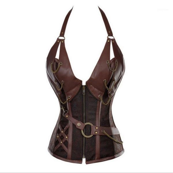 gothic steampunk corset corselete women's corsets plus size corsage bodice plus size straitjacket leather steel boned bustier1, Black;white
gothic steampunk corset corselete women's corsets plus size corsage bodice plus size straitjacket leather steel boned bustier1, Black;white
