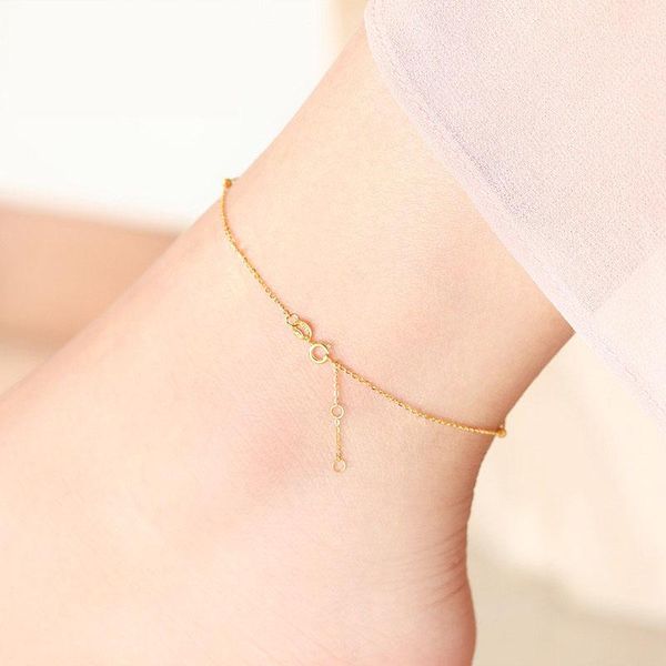 anklets zhixi genuine 18k gold anklet pure au750 yellow white rose fine jewelry for women luxury gift j500, Red;blue
anklets zhixi genuine 18k gold anklet pure au750 yellow white rose fine jewelry for women luxury gift j500, Red;blue