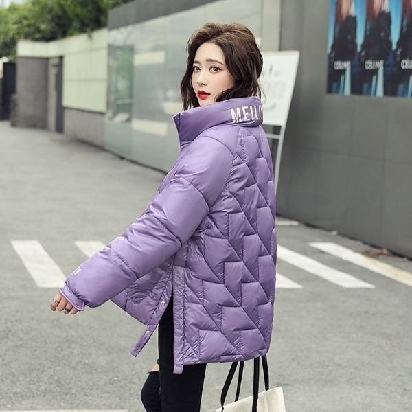 stand collar women's jackets oversized solid parkas female winter loose thick cotton padded letter print casual outwear 201119, Black
stand collar women's jackets oversized solid parkas female winter loose thick cotton padded letter print casual outwear 201119, Black