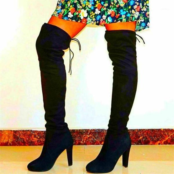 women winter warm thigh high boots over the knee high heel pumps tall long stretchy thigh boots casual party1, Black
women winter warm thigh high boots over the knee high heel pumps tall long stretchy thigh boots casual party1, Black