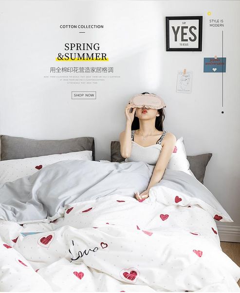 luxury style pure cotton bed set duvet cover flat fitted bed sheet pillowcases love heart leaves strawberry 1.5m 1.8m use
luxury style pure cotton bed set duvet cover flat fitted bed sheet pillowcases love heart leaves strawberry 1.5m 1.8m use