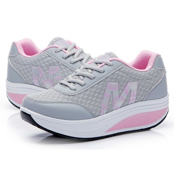 women's sneakers platform toning wedge light weight zapatillas sports shoes for woman breathable slimming fitness swing shoes, Black;brown
women's sneakers platform toning wedge light weight zapatillas sports shoes for woman breathable slimming fitness swing shoes, Black;brown