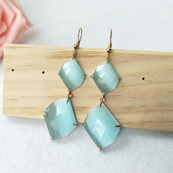 1 pair rhombus shape opal stone earrings,dangle earrings gem stone jewelry druzy for woman er401, Silver
1 pair rhombus shape opal stone earrings,dangle earrings gem stone jewelry druzy for woman er401, Silver