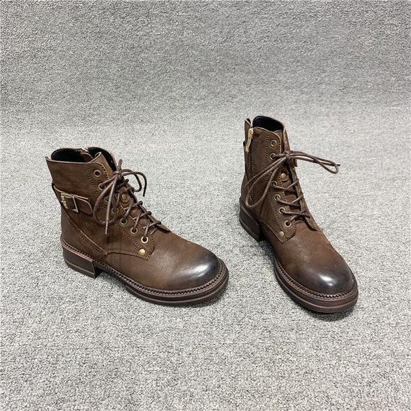 boots 2021 autumn retro round toe mid heel brown leather shoes trendy women's european goods1, Black
boots 2021 autumn retro round toe mid heel brown leather shoes trendy women's european goods1, Black