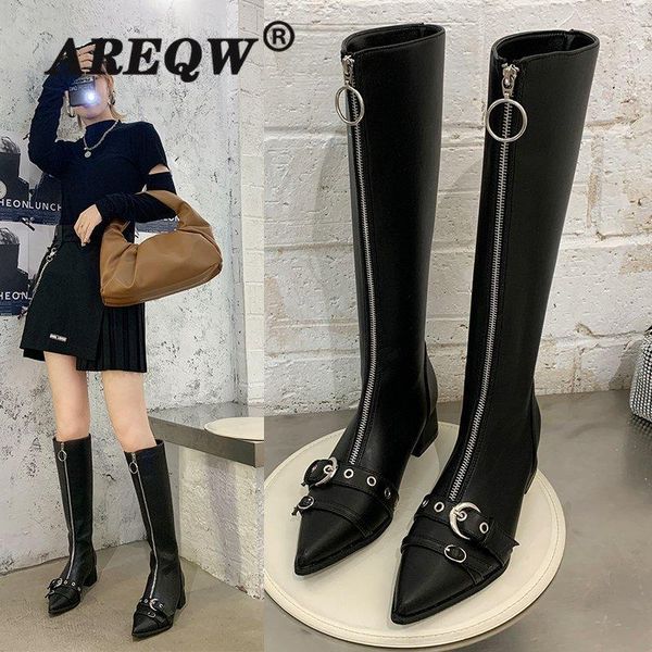 boots lady zipper brand women's shoes boots-women flat heel leather booties thigh high heels winter, Black
boots lady zipper brand women's shoes boots-women flat heel leather booties thigh high heels winter, Black