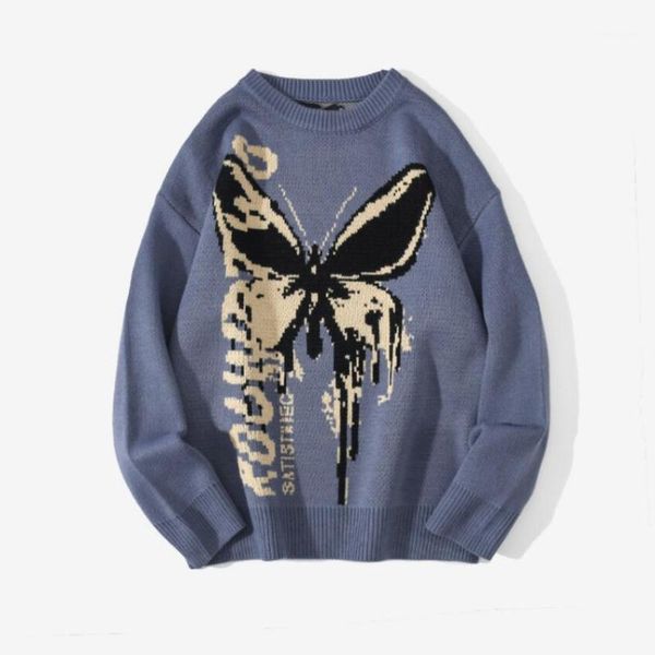 hip hop knitwear mens sweaters 2020 harajuku fashion butterfly male loose casual streetwear knitted pullover sweaters w14411, White;black
hip hop knitwear mens sweaters 2020 harajuku fashion butterfly male loose casual streetwear knitted pullover sweaters w14411, White;black
