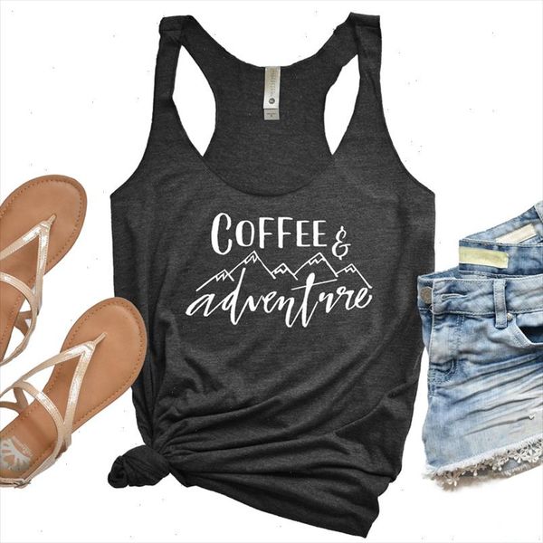 vest coffee amp adventure graphic tank racerback mountain range printed camisetas undershirt casual sleeveless vest outfits, White
vest coffee amp adventure graphic tank racerback mountain range printed camisetas undershirt casual sleeveless vest outfits, White