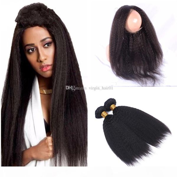 pre plucked 360 lace frontal with bundle malaysia kinky straight human hair 360 lace closure 360 frontal with bundles, Black;brown
pre plucked 360 lace frontal with bundle malaysia kinky straight human hair 360 lace closure 360 frontal with bundles, Black;brown