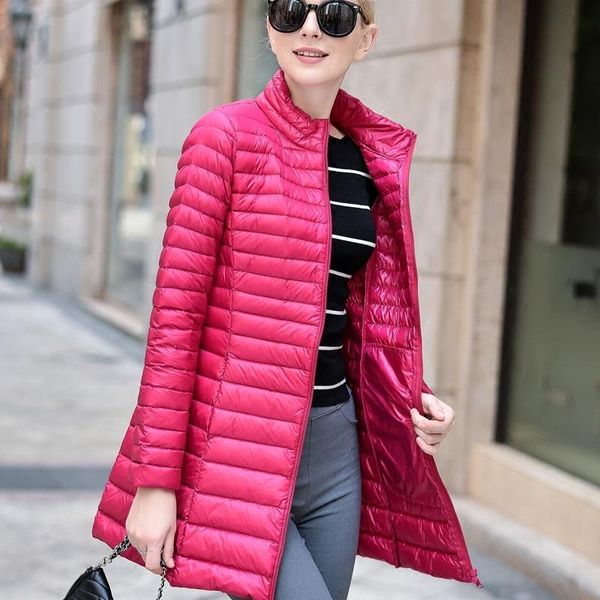 ultra light down jacket women long autumn winter white duck down coat korean woman clothes 2020 jackets s888 kj3617, Black
ultra light down jacket women long autumn winter white duck down coat korean woman clothes 2020 jackets s888 kj3617, Black