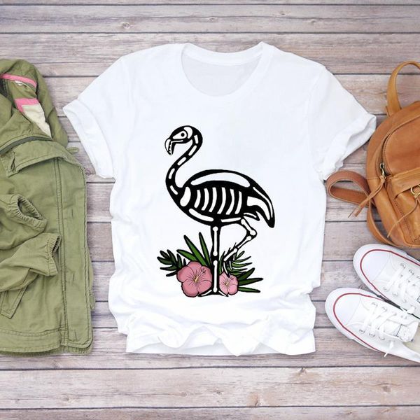 women 2020 cute cartoon skull funny fashion flamingo beach summer shirt ladies womens t-shirts t graphic female tee t-shirt, White
women 2020 cute cartoon skull funny fashion flamingo beach summer shirt ladies womens t-shirts t graphic female tee t-shirt, White