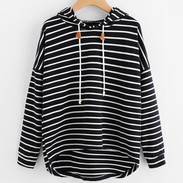 stripe oversized hoodies sweatshirt women plus size casual long sleeve jumper harajuku irregular pullover sudadera mujer1, Black
stripe oversized hoodies sweatshirt women plus size casual long sleeve jumper harajuku irregular pullover sudadera mujer1, Black