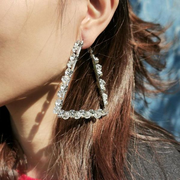 manilai luxury rhinestones crystal triangular earrings hoops for women 2021 statement earings big brincos wedding jewelry, Golden;silver
manilai luxury rhinestones crystal triangular earrings hoops for women 2021 statement earings big brincos wedding jewelry, Golden;silver