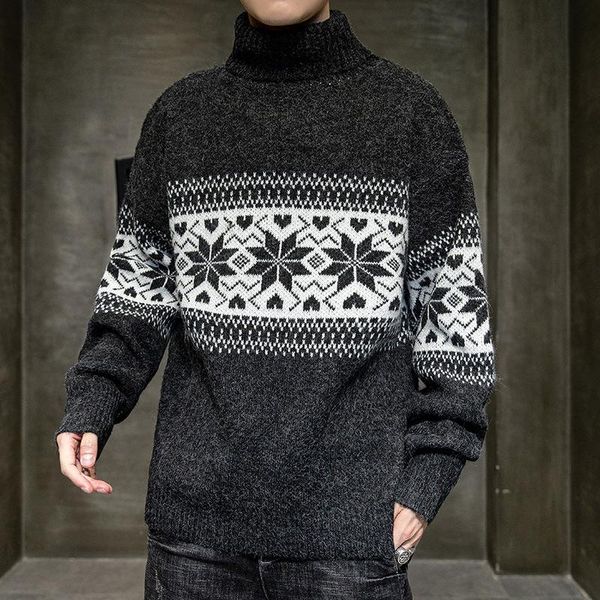 autumn and winter new men's sweater sweater casual fashion half turtleneck bottomcoat men's pullover, White;black
autumn and winter new men's sweater sweater casual fashion half turtleneck bottomcoat men's pullover, White;black