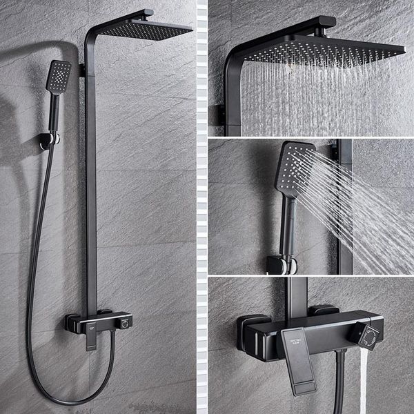 bathroom faucet chrome black rain shower head bath faucet wall mounted bathtub shower mixer tap shower faucet set mixer qyluiv mywjqq
bathroom faucet chrome black rain shower head bath faucet wall mounted bathtub shower mixer tap shower faucet set mixer qyluiv mywjqq