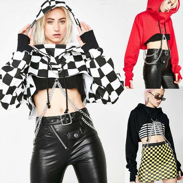 ретро женщины толстовки sexy gothic punk crop top капюшон пуловер толстовка jumper косплей tops плюс размер повседневные кофты горячих, Black
ретро женщины толстовки sexy gothic punk crop top капюшон пуловер толстовка jumper косплей tops плюс размер повседневные кофты горячих, Black