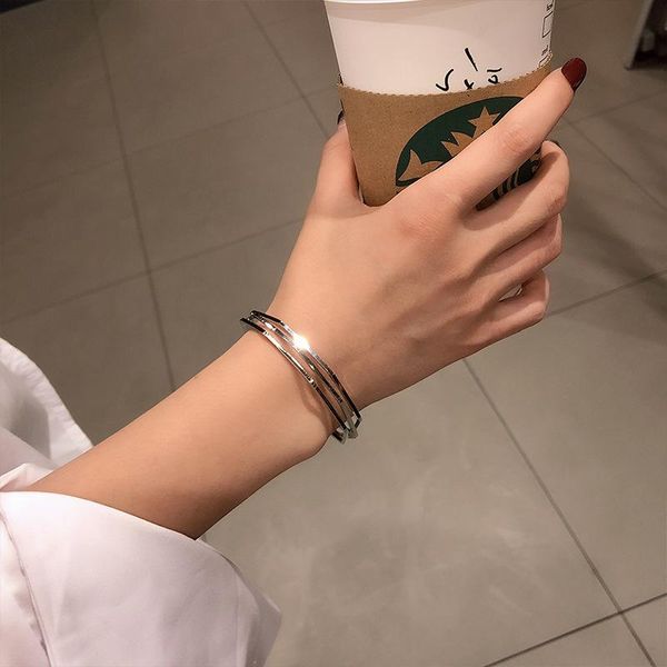 bangle ins fashion 3d vision geometry open ladies bracelet handmade jewelry influencer cold style super cool luxury, Black
bangle ins fashion 3d vision geometry open ladies bracelet handmade jewelry influencer cold style super cool luxury, Black