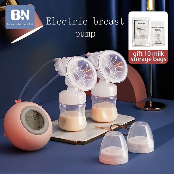 powerful silent and painless pink feeding single/double bn electric breast pump with milk bottle infant usb ilk storangbag
powerful silent and painless pink feeding single/double bn electric breast pump with milk bottle infant usb ilk storangbag